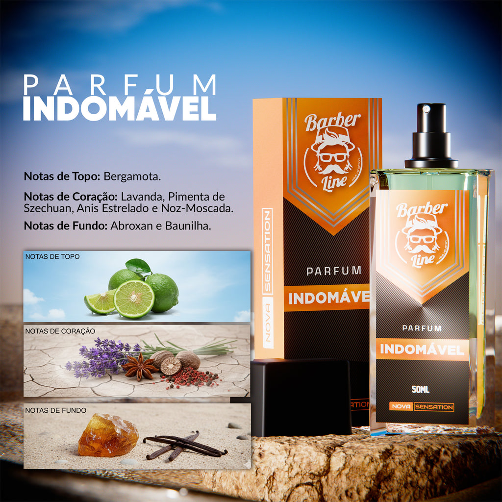 Perfume Masculino Luxo Barber Line Fragrância Premium