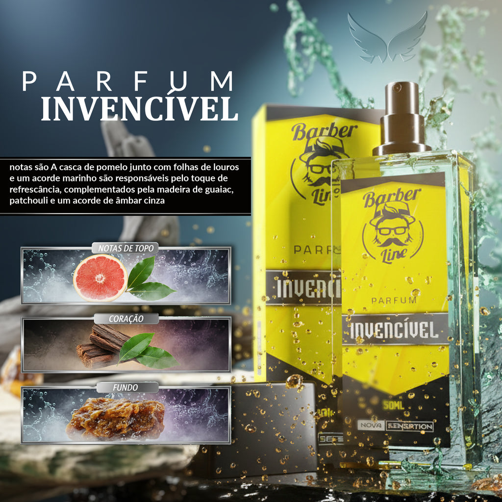 Perfume Masculino Luxo Barber Line Fragrância Premium