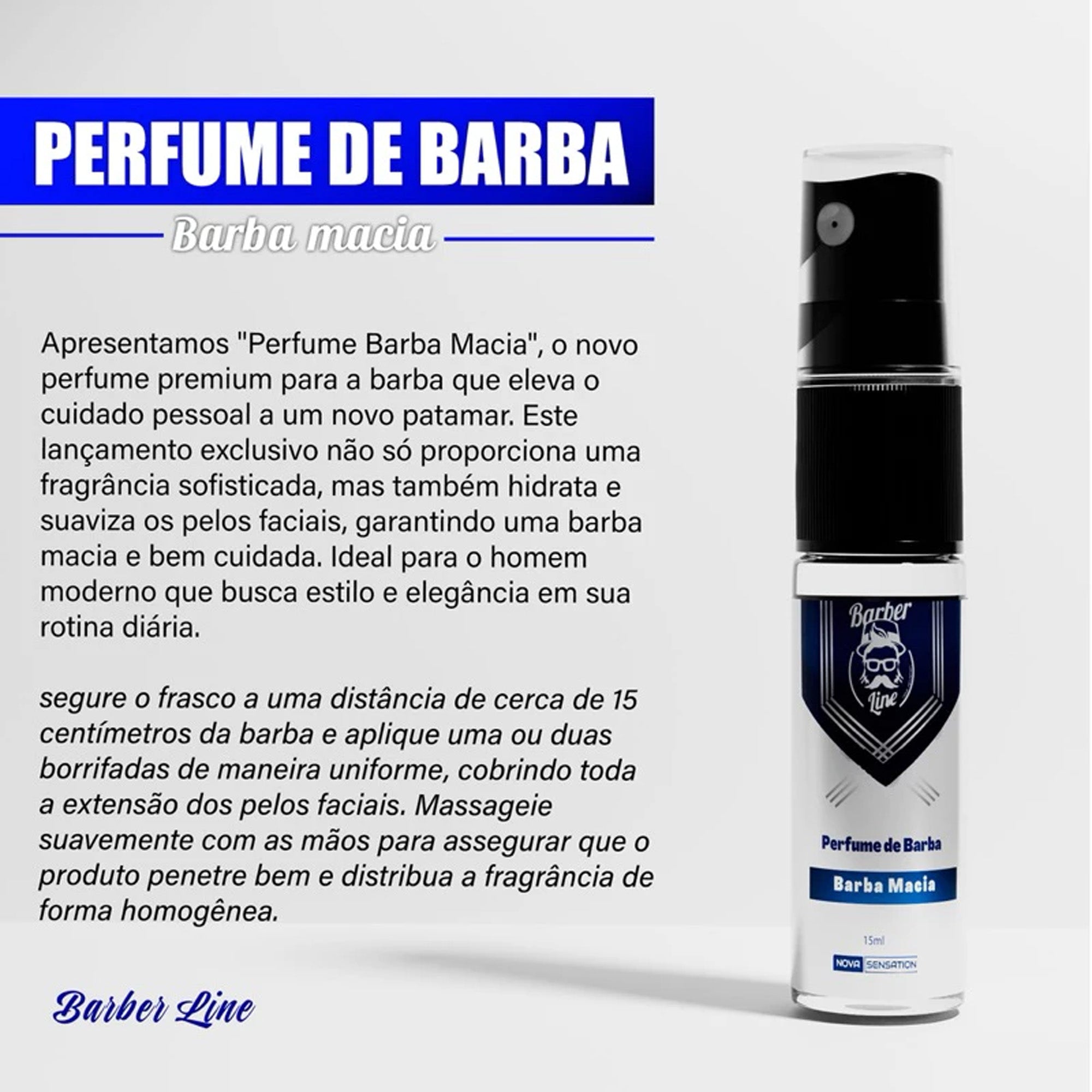 Kit Barba Macia Barber Line Masculino
