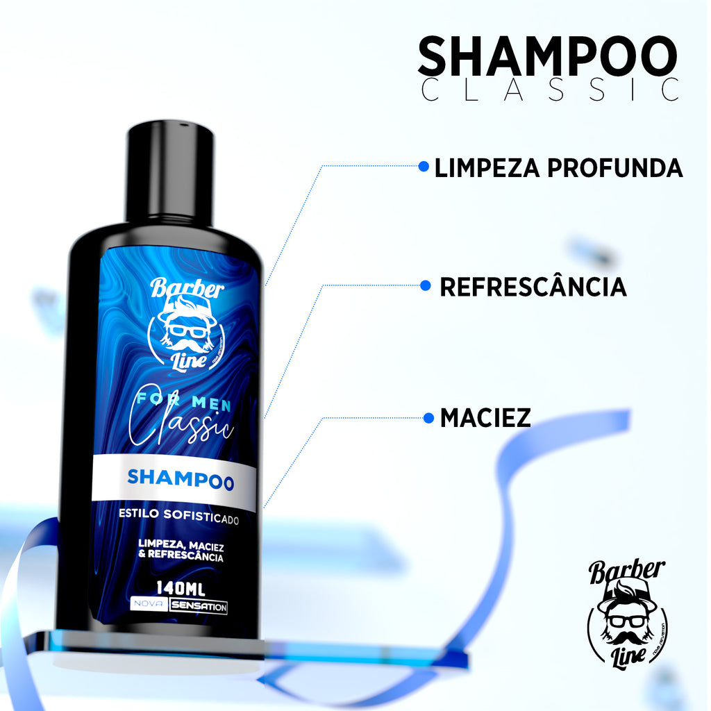 Kit Classic Barber Line Masculino